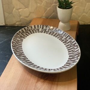 RIDGWAY | Oval Ironstone Platter | Espresso Pattern